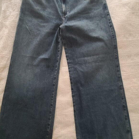 Citizens Of Humanity Blue Wide Leg Jeans Paloma Trouser - Picture 3 of 9